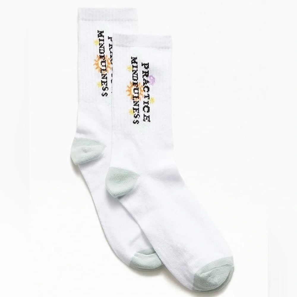 LA Hearts Mindful Crew Socks by PACSUN NWT